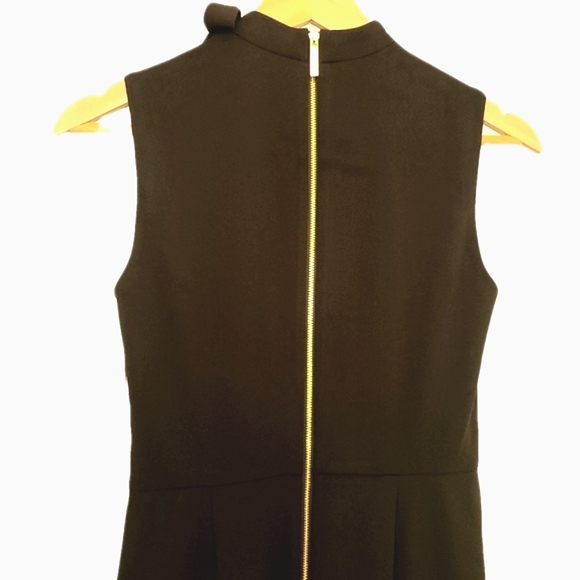 NWT Calvin Klein High Waist Wide Leg Black Romper Size 2 - Picture 6 of 9